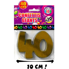 Confettis de table pour anniversaire 40 ans