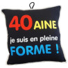 Cadeau marrant petit coussin d'anniversaire 40 ans Cadeau marrant petit coussin d'anniversaire 40 ans