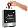 Sac cadeau d'anniversaire couleur argent idéal bijoux Sac cadeau d'anniversaire couleur argent idéal bijoux
