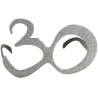 Lunettes couleur argent pour anniversaire 30 ans Lunettes couleur argent pour anniversaire 30 ans