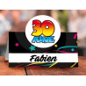 Marque-places 30 ans en carton pour anniversaire idéal décoration de table