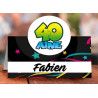 Marque-places 40 ans en carton pour table d'anniversaire