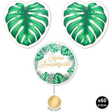 Paquet de confettis décoratifs en carton pour décorer un table d'anniversaire thème tropical