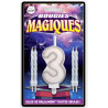 Bougie anniversaire chiffre 3 magique Bougie anniversaire chiffre 3 magique