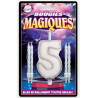 Bougie magique d'anniversaire chiffre 5 Bougie magique d'anniversaire chiffre 5