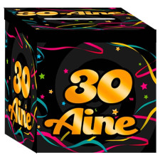 Urne colorée en carton pour anniversaire 30 ans