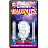 Bougie magique en forme de chiffre 9 qui ne s'éteint pas pour fête d'anniversaire Bougie magique en forme de chiffre 9 qui ne s'éteint pas pour fête d'anniversaire