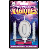 Bougie d'anniversaire en forme de chiffre 0 magique idéal pour décorer un gâteau d'anniversaire Bougie d'anniversaire en forme de chiffre 0 magique idéal pour décorer un gâteau d'anniversaire
