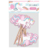 Pics décoratifs licorne pour amuse-bouches et gâteaux d'anniversaire