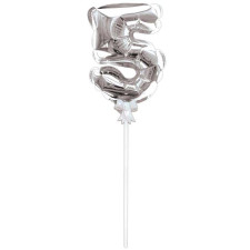Petit ballon en forme de chiffre 5 pour anniversaire auto-gonflable