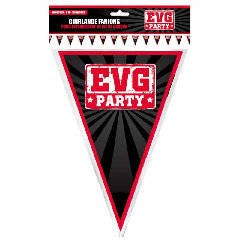 Guirlande décorative pour enterrement de vie de garçon