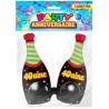 Lunettes pour anniversaire 40 ans en forme de bouteilles