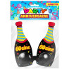 Lunettes en forme de bouteilles pour anniversaire 60 ans Lunettes en forme de bouteilles pour anniversaire 60 ans