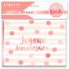 Livre d'or joyeux anniversaire rose gold Livre d'or joyeux anniversaire rose gold