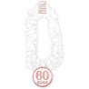 Collier à fleurs 60 ans rose gold accessoire anniversaire