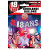 Guirlande de ballons pour anniversaire 18 ans Guirlande de ballons pour anniversaire 18 ans