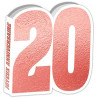 Livre d'or pour anniversaire 20 ans rose gold Livre d'or pour anniversaire 20 ans rose gold