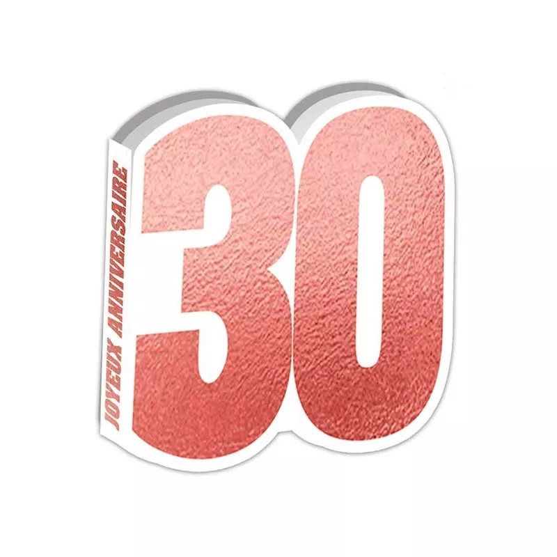 Chiffre Anniversaire Vertical  - 5