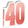 Livre d'or pour anniversaire 40 ans rose gold chic Livre d'or pour anniversaire 40 ans rose gold chic