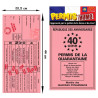 Permis pour anniversaire 40 ans