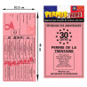 Carte 30 ans anniversaire en forme de permis de conduire