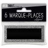 Marque-Places Argentés x6 | Tralala-Fetes.fr Marque-Places Argentés x6 | Tralala-Fetes.fr