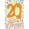 Carte à offrir pour anniversaire 20 ans