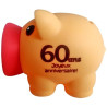 Petite tirelire 60 ans en forme de cochon Petite tirelire 60 ans en forme de cochon