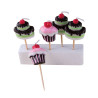 Bougies en forme de cupcakes pour anniversaire Bougies en forme de cupcakes pour anniversaire