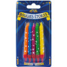 Bougies colorées pour anniversaire