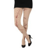 Collant Halloween peau avec cicatrices Collant Halloween peau avec cicatrices