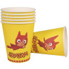 Gobelets en carton pour anniversaire samsam