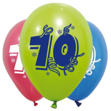 Ballon de baudruche pour anniversaire 70 ans