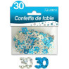 Confettis de table bleu et argent Confettis de table bleu et argent