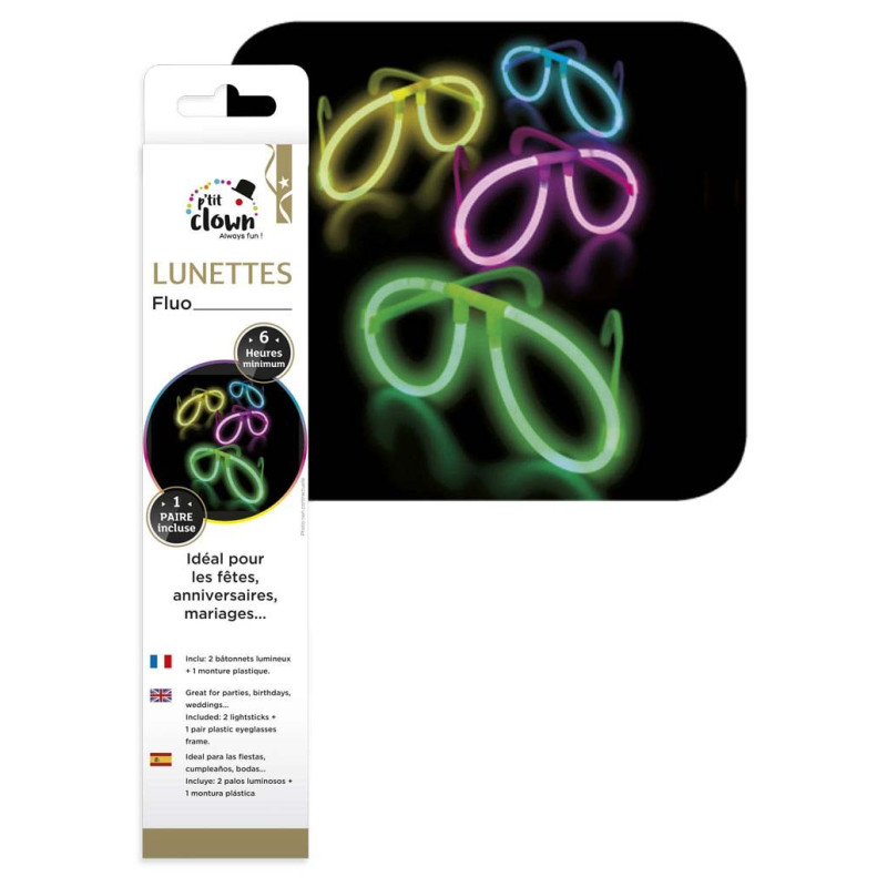 Lunettes fluorescentes