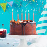 Petites bougies pour décorer un gâteau d'anniversaire