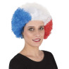 Perruque de supporter aux couleurs de la France