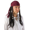 Perruque de pirate pour homme