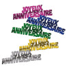Confettis de table joyeux anniversaire Confettis de table joyeux anniversaire