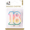 Bougie pour anniversaire 18 ans Bougie pour anniversaire 18 ans