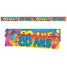 Banderole pour les 80 ans