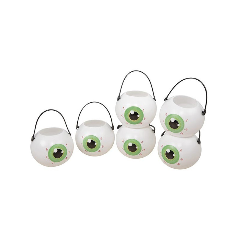 Mini pots à bonbons en forme d’œil pour Halloween Mini pots à bonbons en forme d’œil pour Halloween