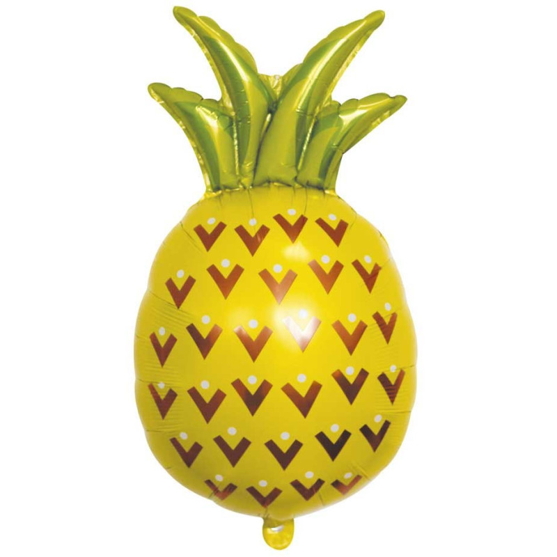 Ballon en forme d'ananas pour soirée thème Hawaï