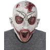 Masque de zombie d'Halloween avec la bouche ouverte Masque de zombie d'Halloween avec la bouche ouverte