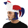 Chapeau Coq France - accessoires bleu blanc rouge | Tralala-Fêtes.fr