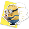 Carton d'invitation Minions Moi moche et méchant anniversaire enfant Carton d'invitation Minions Moi moche et méchant anniversaire enfant