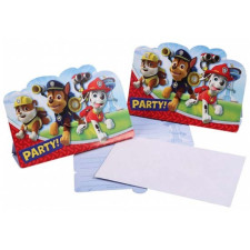 Invitations d'anniversaire enfant thème Pat'Patrouille