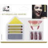 Kit complet de maquillage vampire pour Halloween