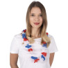 Collier hawaïen pour supporter l'équipe de France