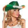 Chapeau de cowboy Saint-Patrick vert avec trèfle Chapeau de cowboy Saint-Patrick vert avec trèfle